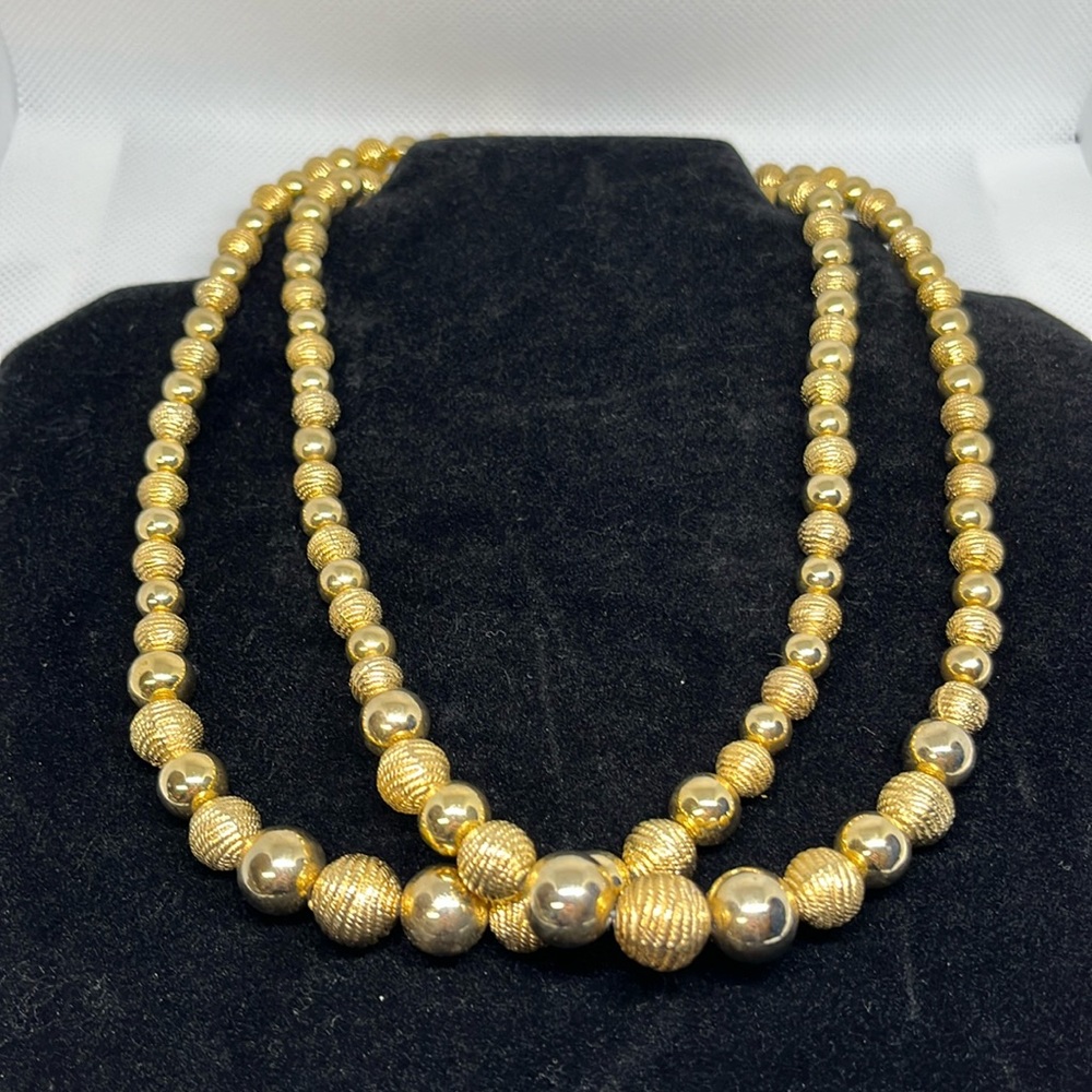 Gold Toned Multi-Layer Necklace